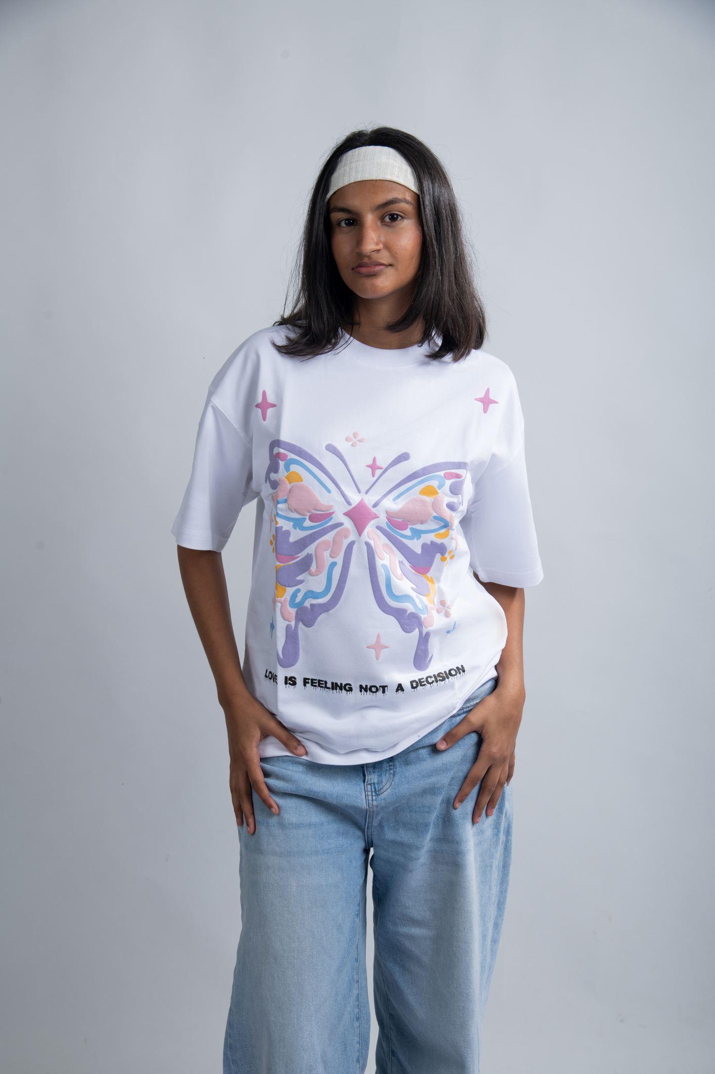 Escape White Private Oversize T-Shirt