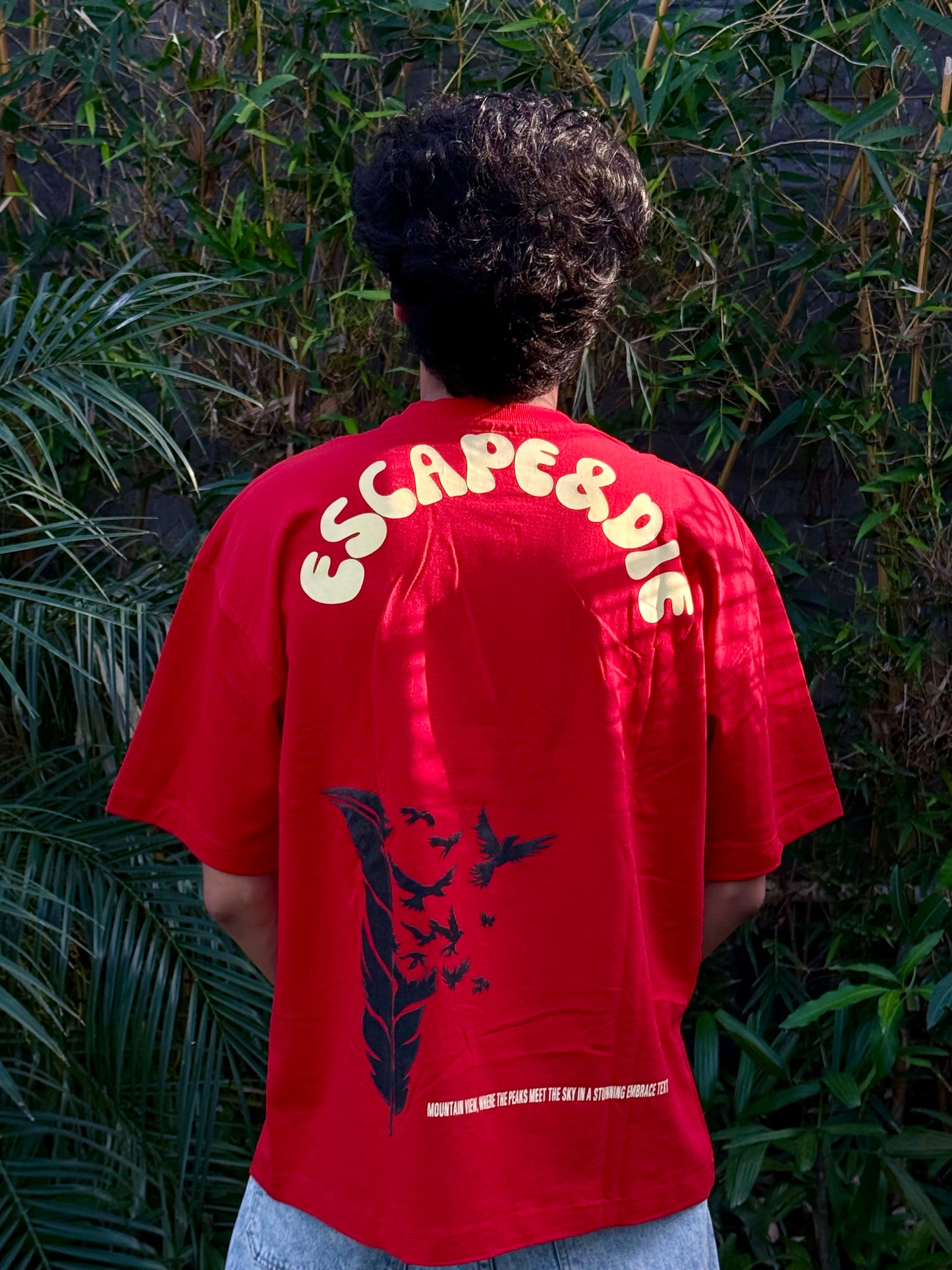 Escape Red Oversize T-Shirt
