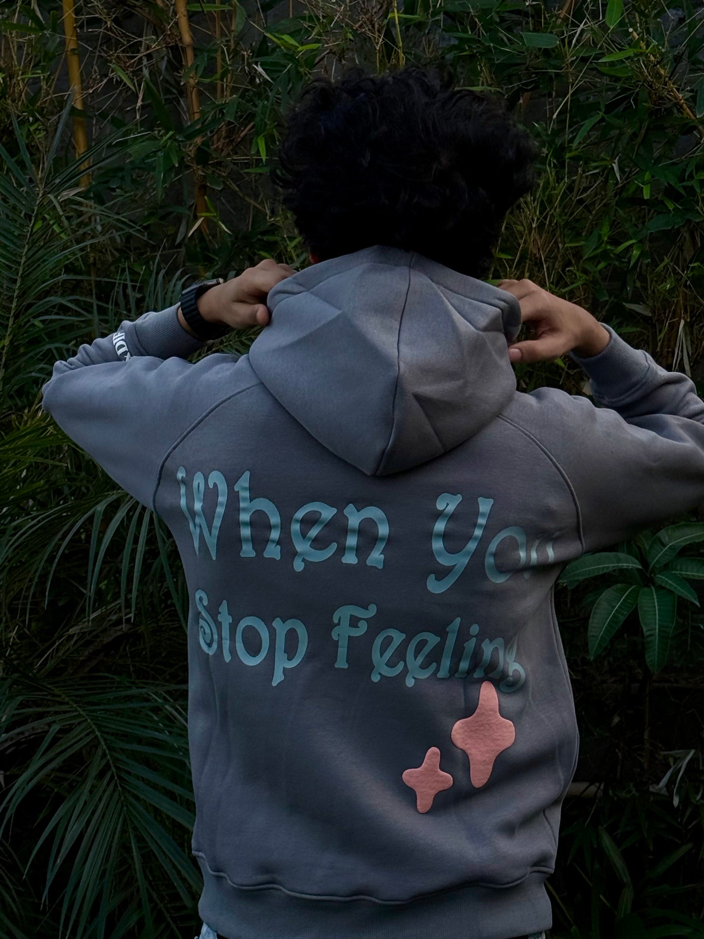 Feelings Grey Unisex Hoodie