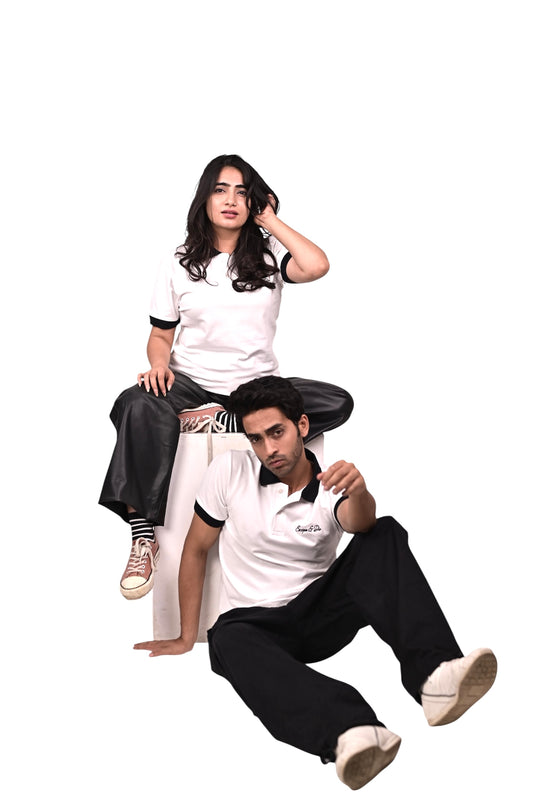 Escape Polo tee - White