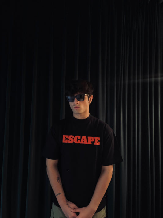 Escape& Die Black Oversize T-Shirt