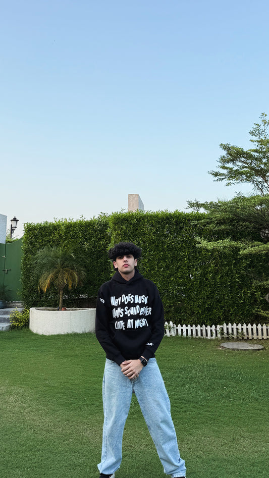 Music Sounds Better -black Unisex Hoodie