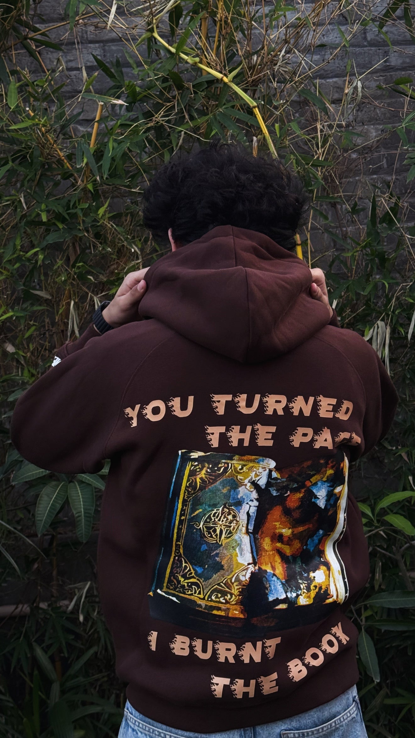 Book Brown Unisex Hoodie