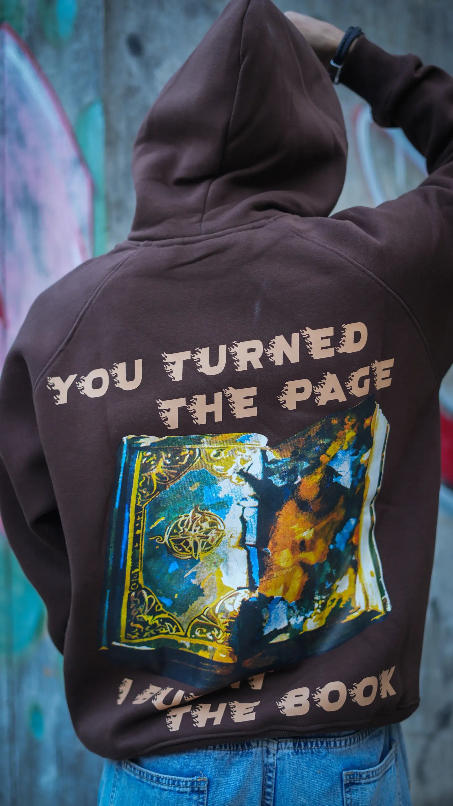 Book Brown Unisex Hoodie