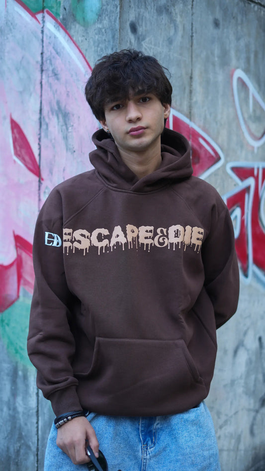 Book Brown Unisex Hoodie