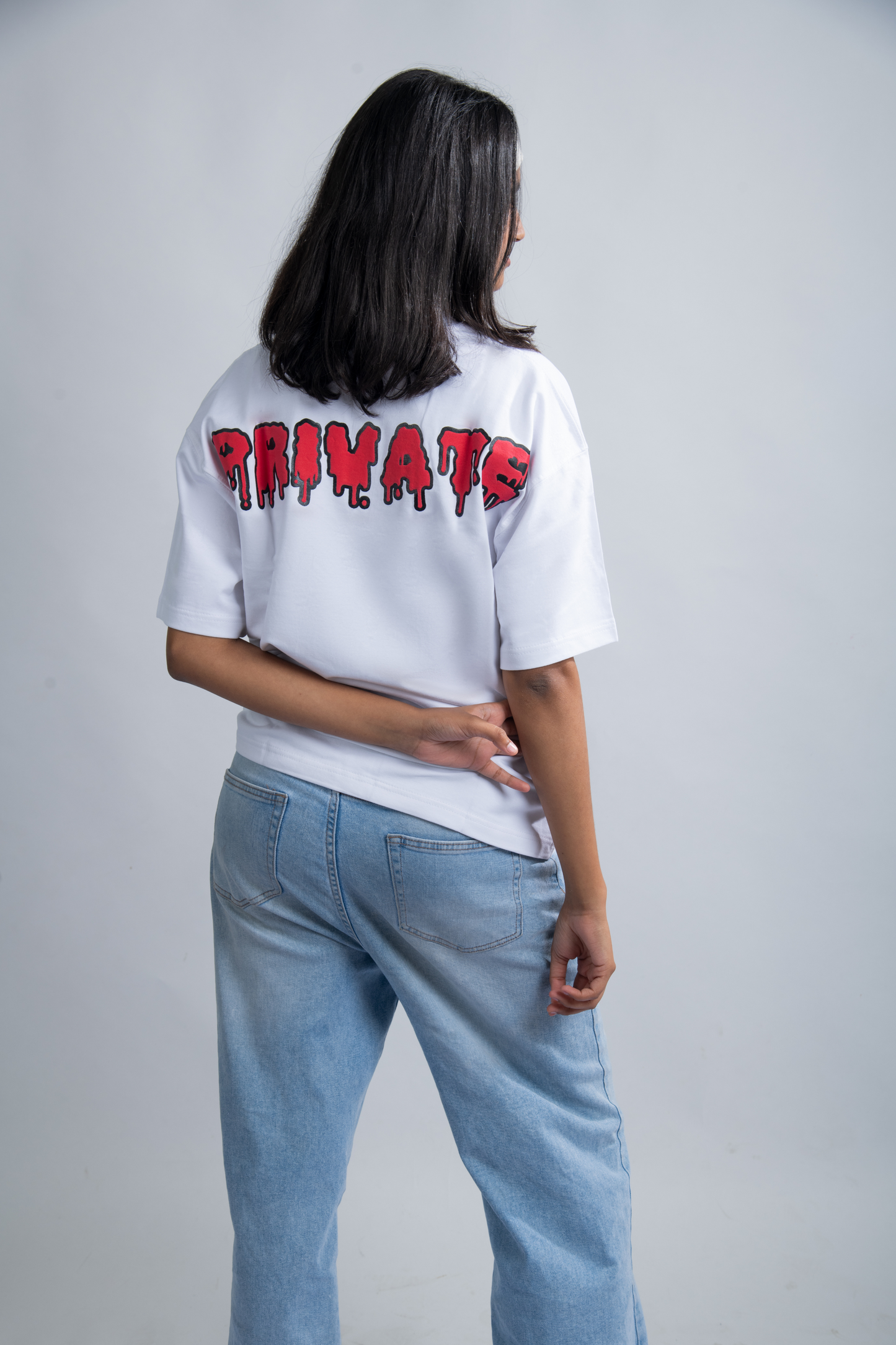 Escape White Private Oversize T-Shirt