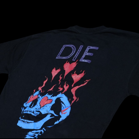 ESCAPE&DIE BLACK TYPE1 OVERSIZE T-SHIRT