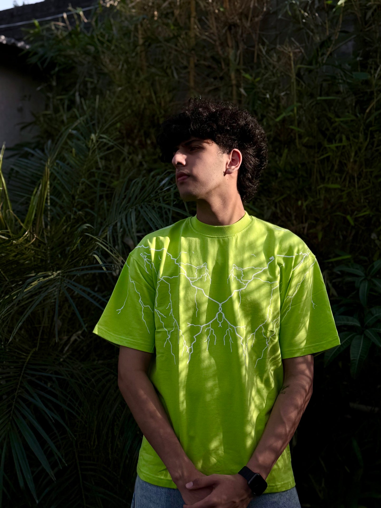 Escape Drop Shoulder Neon Oversize T-Shirt