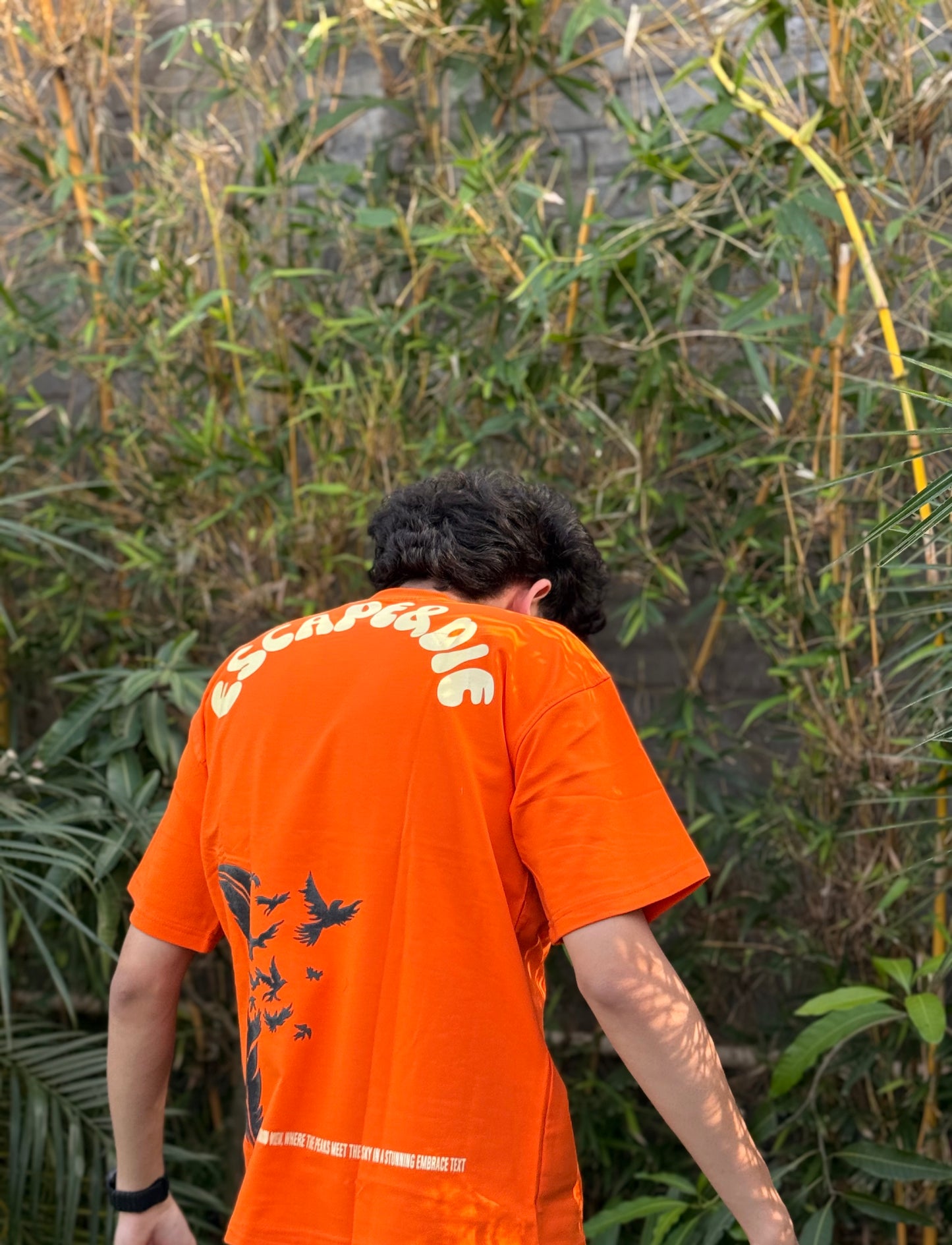Escape Orange Oversize T-Shirt
