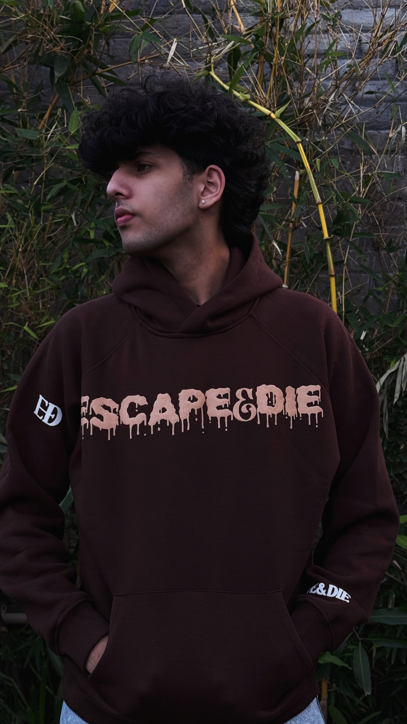 Book Brown Unisex Hoodie