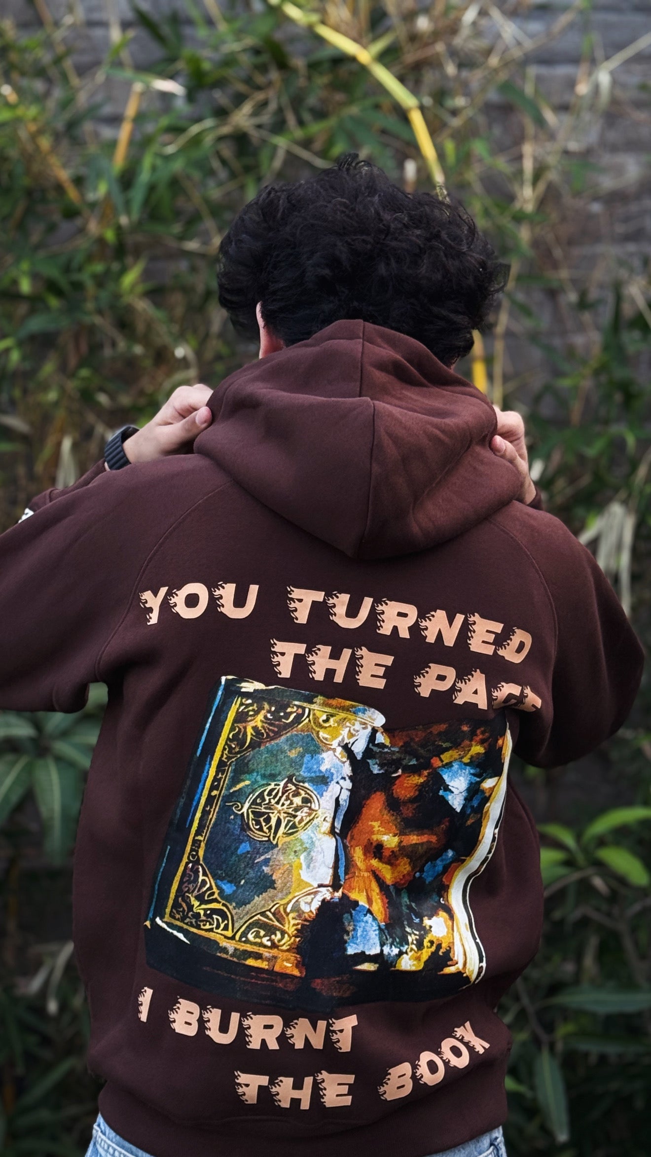 Book Brown Unisex Hoodie