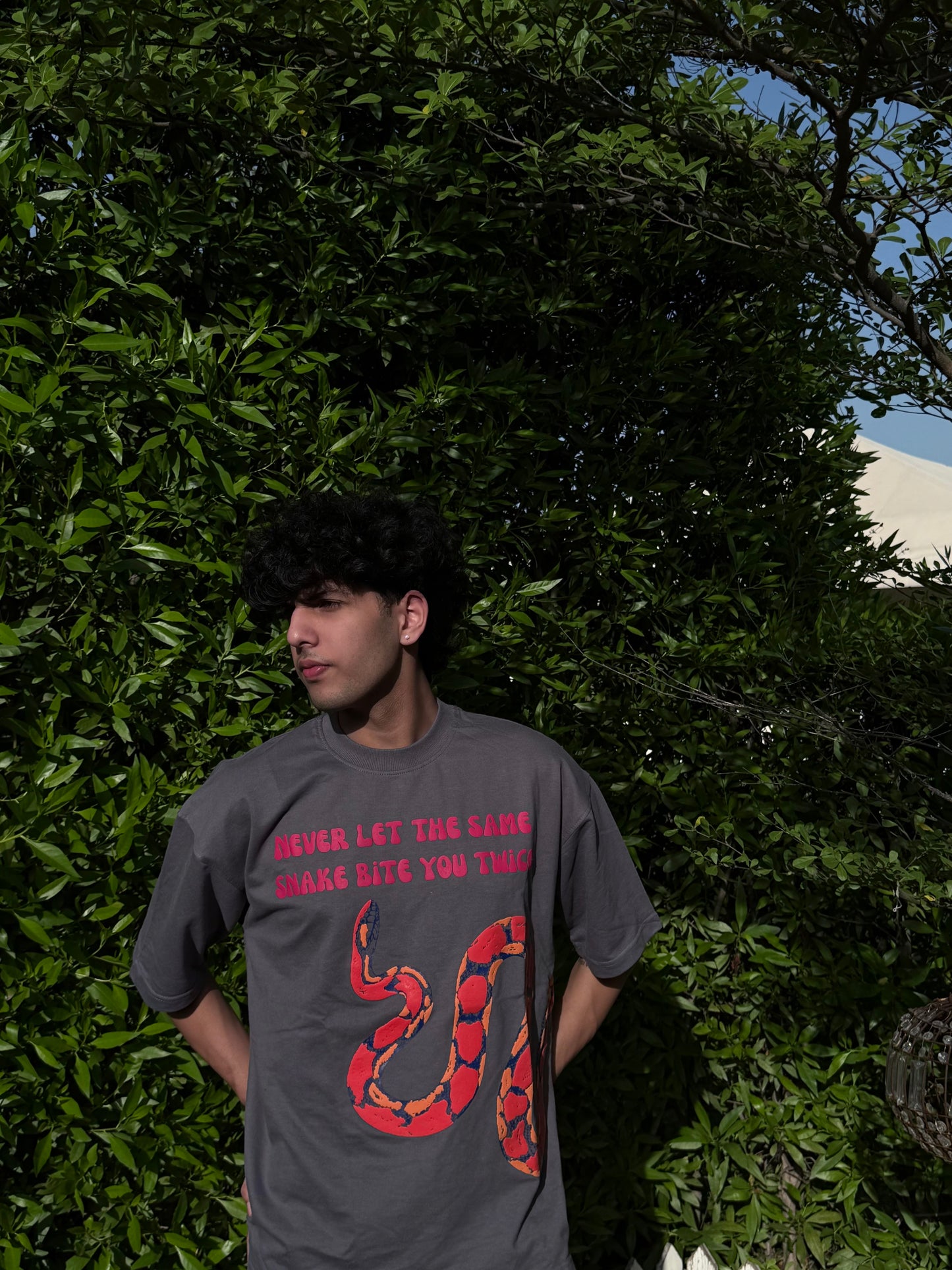 Escape Grey Oversize T-shirt