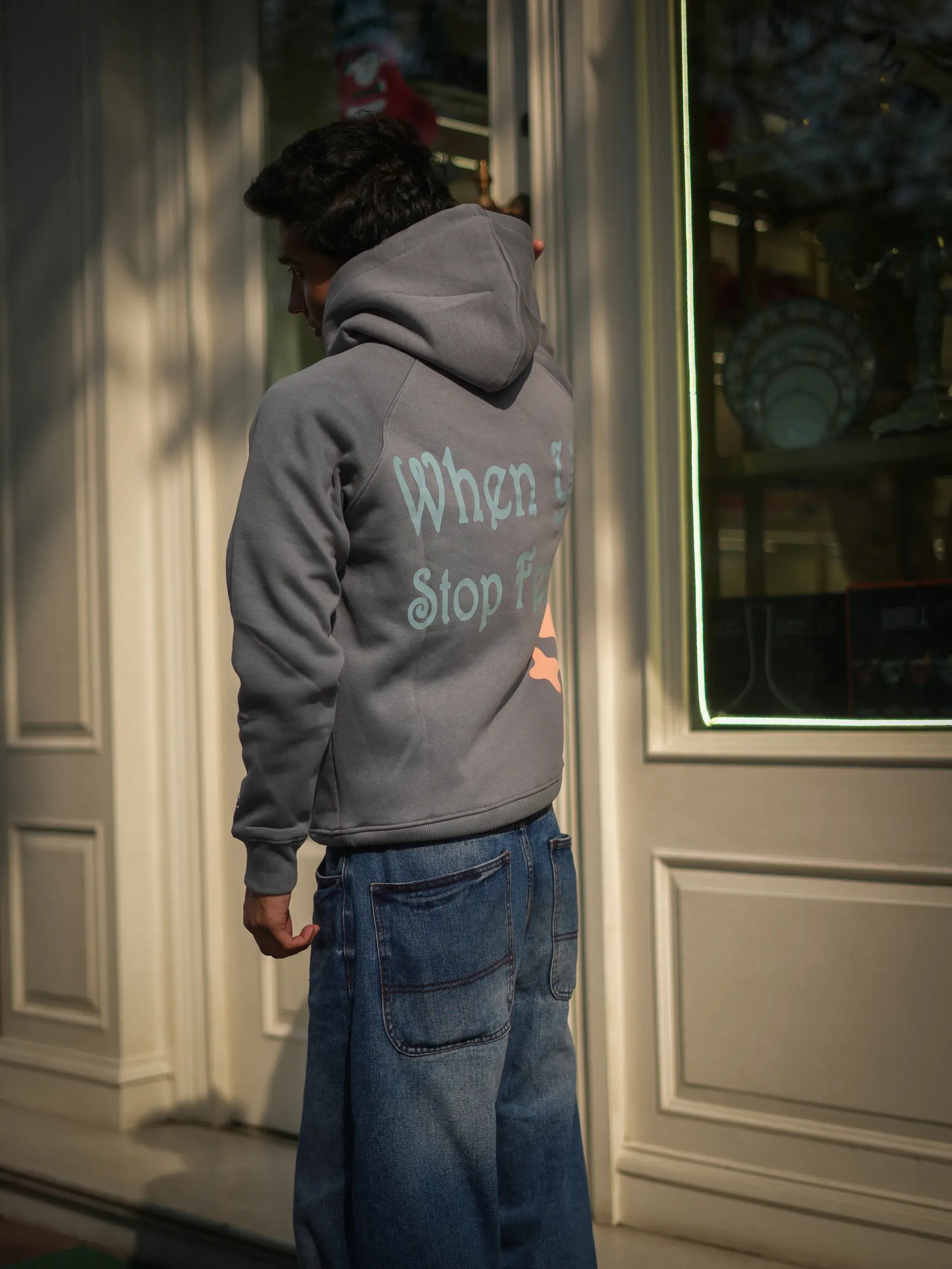 Feelings Grey Unisex Hoodie