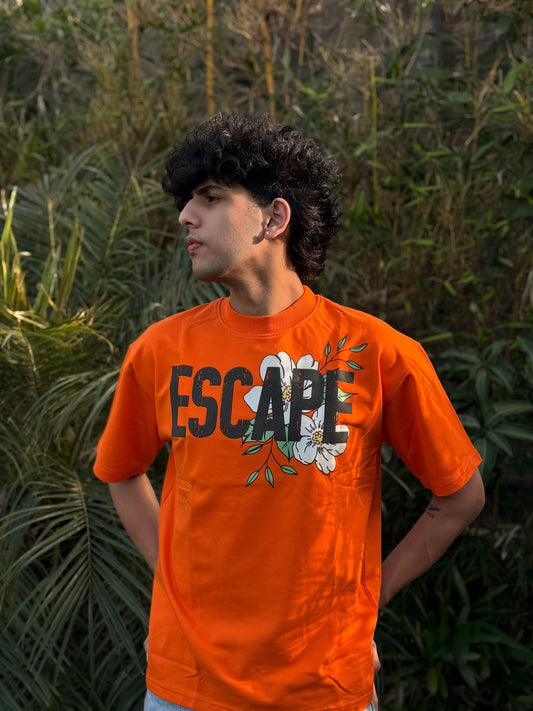 Escape Orange Oversize T-Shirt