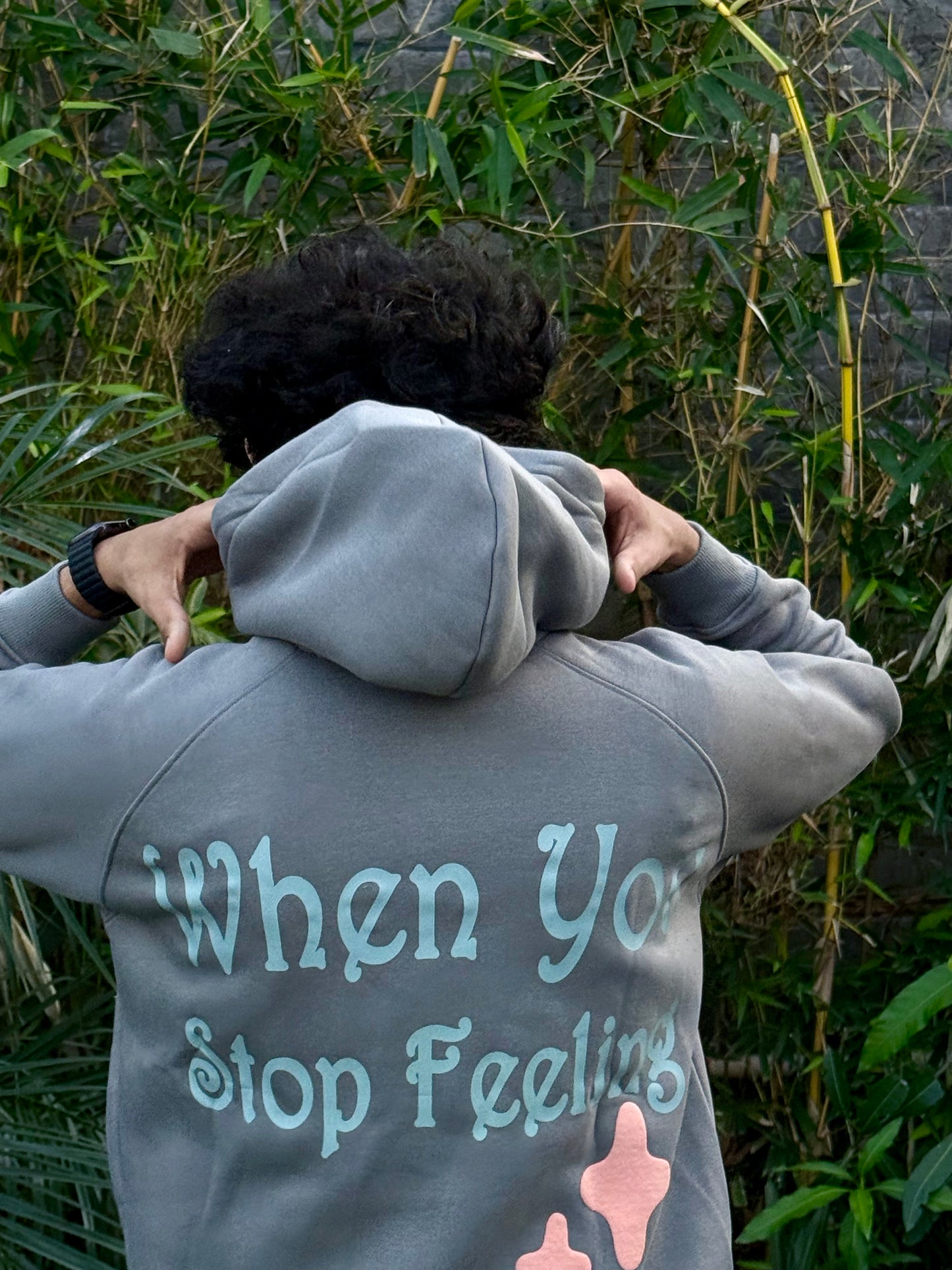 Feelings Grey Unisex Hoodie