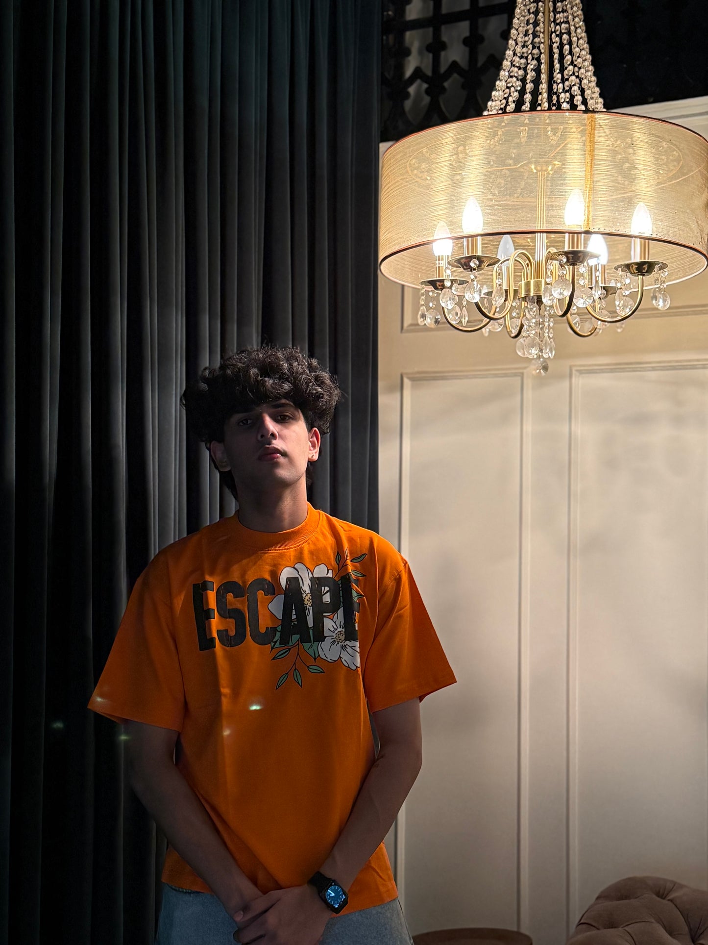 Escape Orange Oversize T-Shirt