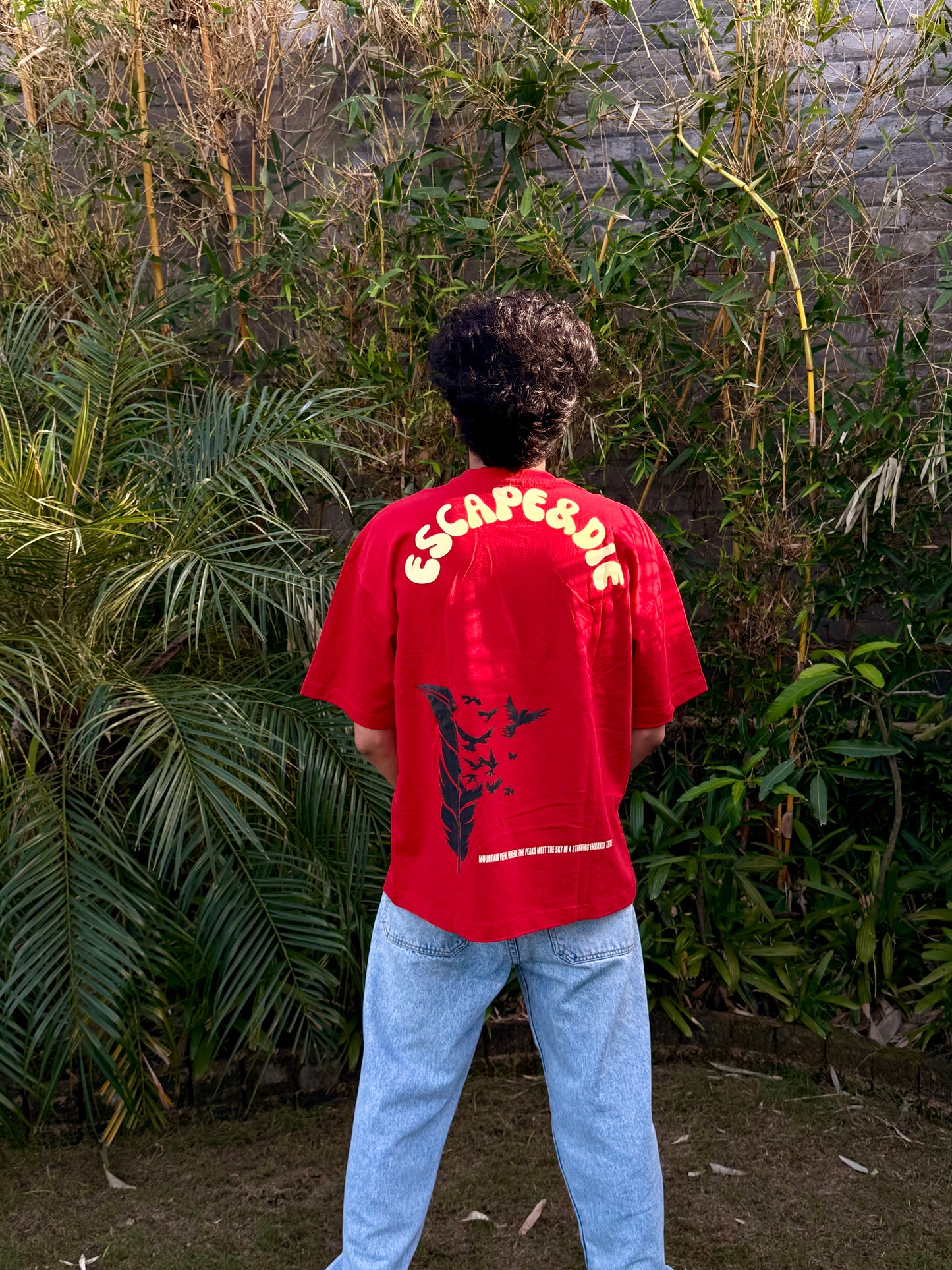 Escape Red Oversize T-Shirt