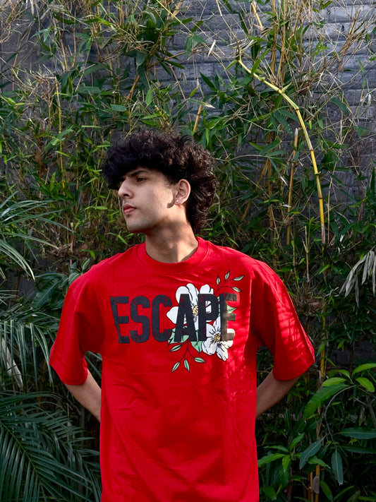 Escape Red Oversize T-Shirt