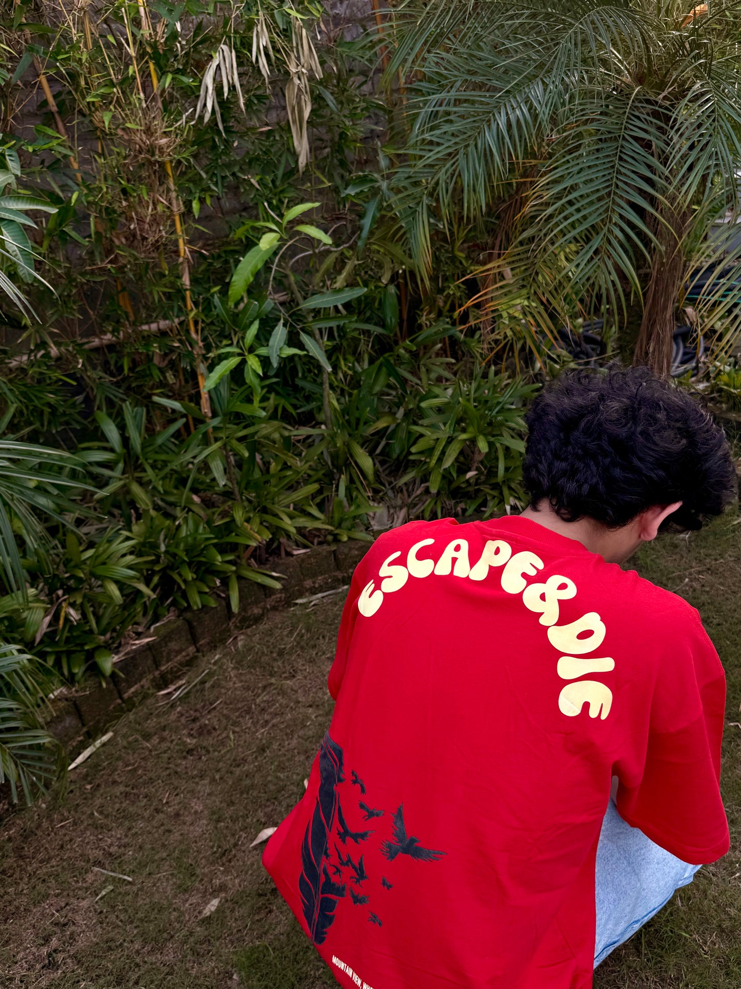 Escape Red Oversize T-Shirt