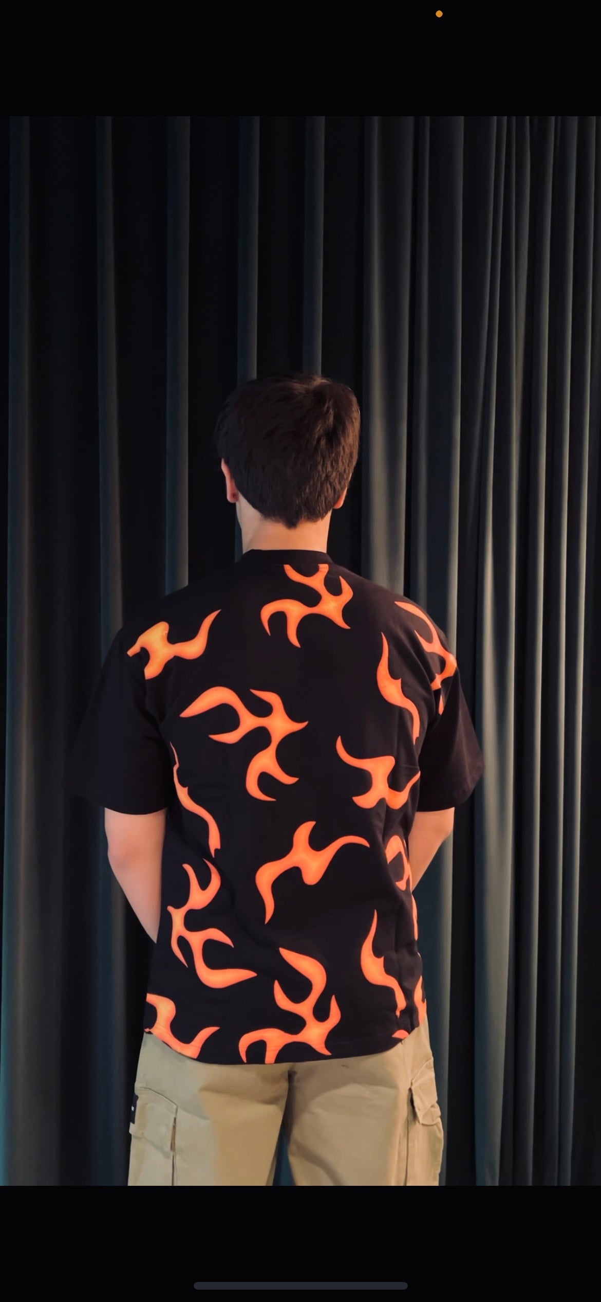 Escape& Die Black Oversize T-Shirt