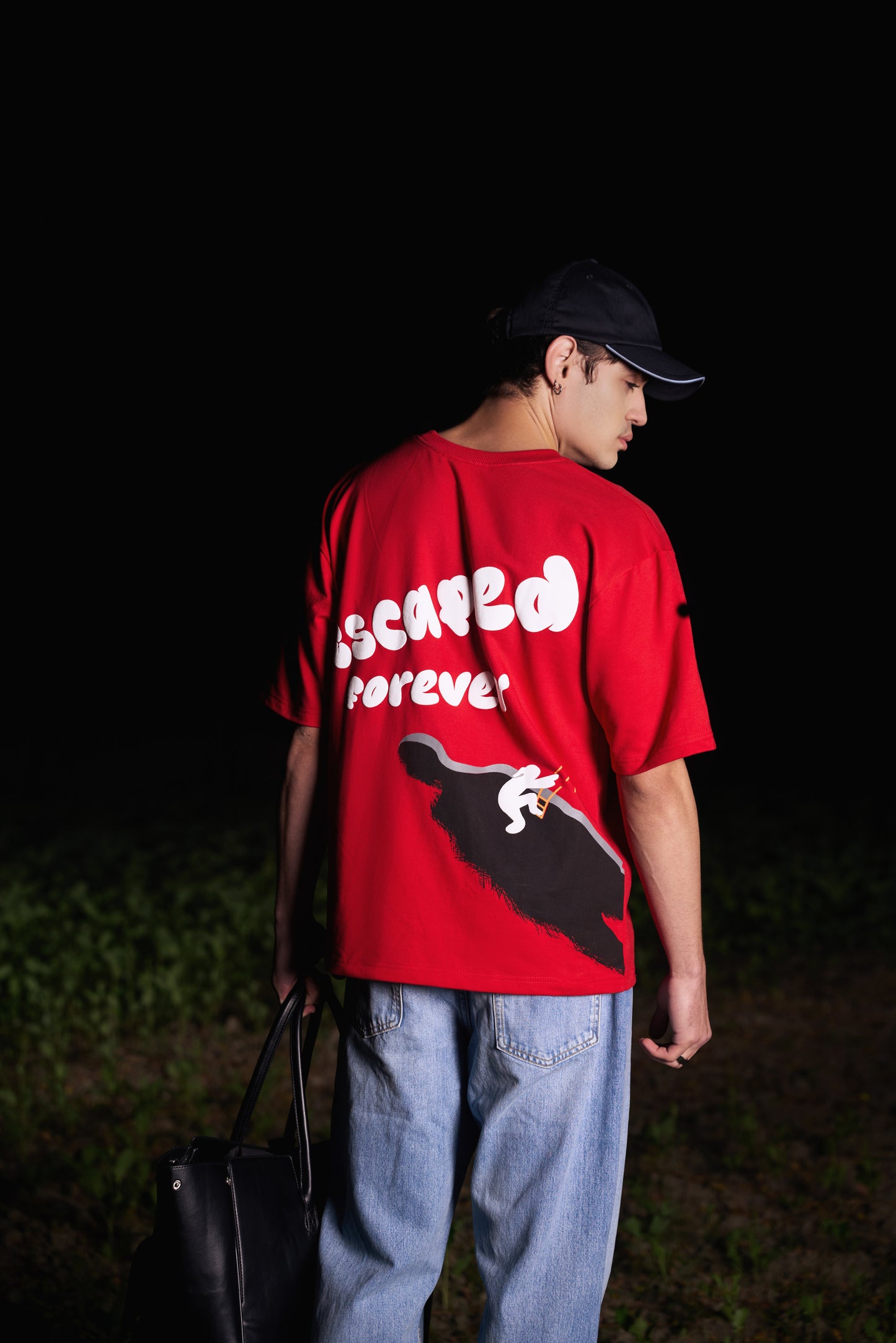 Ladder on the edge T-shirt 