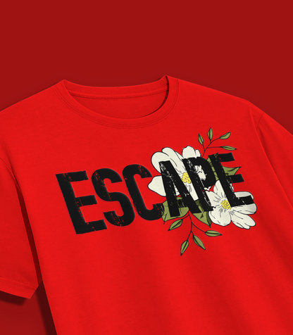 ESCAPE RED OVERSIZE T-SHIRT