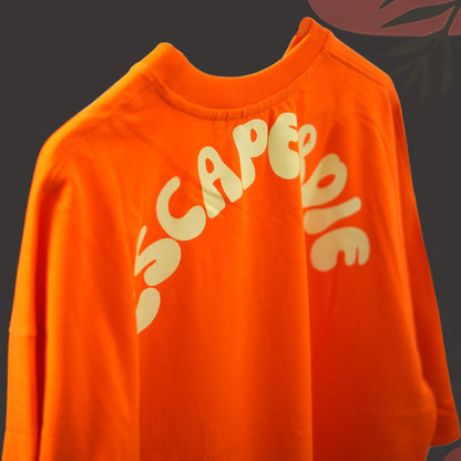 ESCAPE ORANGE OVERSIZE T-SHIRT