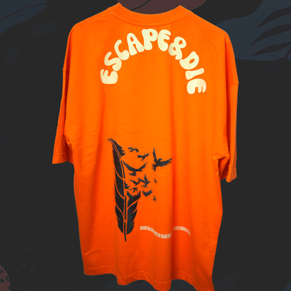 ESCAPE ORANGE OVERSIZE T-SHIRT