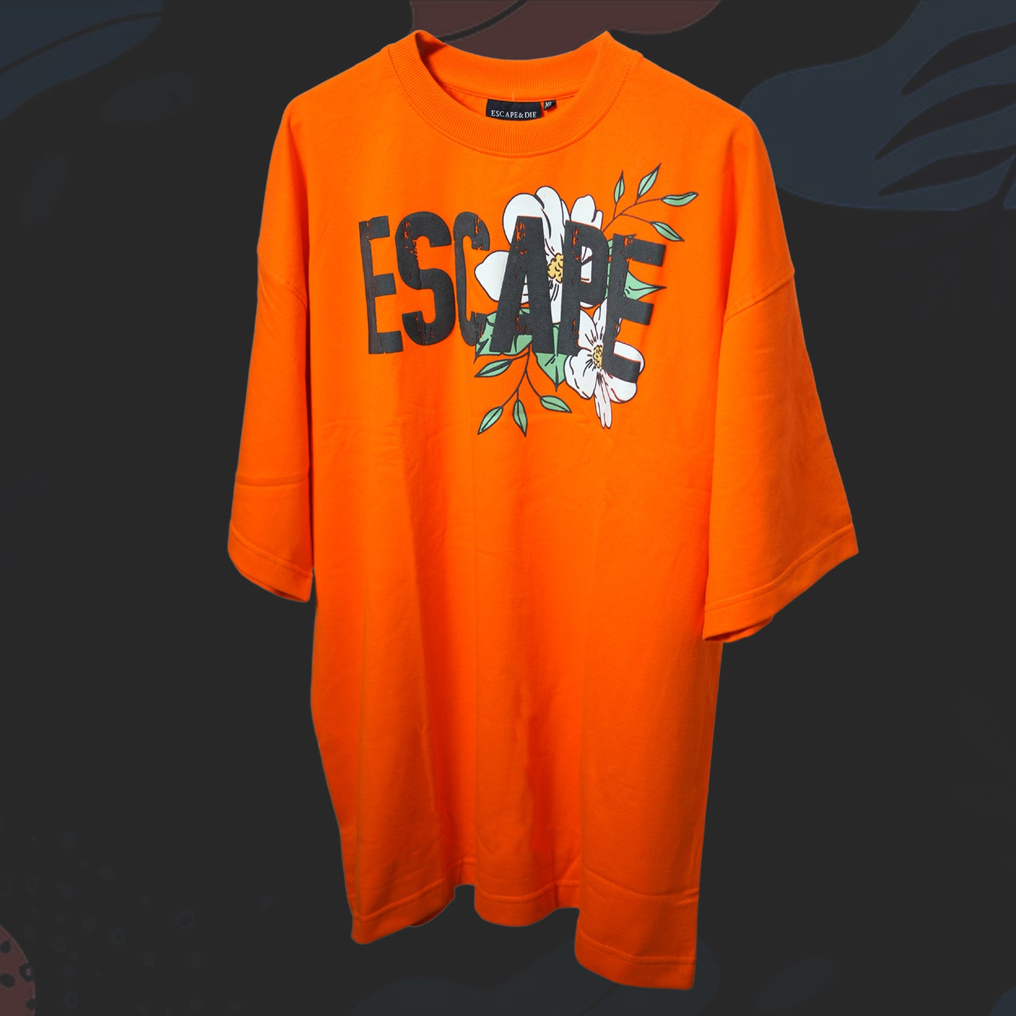 ESCAPE ORANGE OVERSIZE T-SHIRT