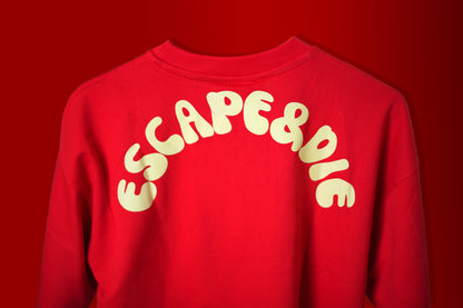 ESCAPE RED OVERSIZE T-SHIRT